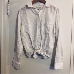 Madewell Tie-Front shirt